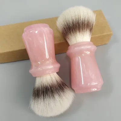 Professional Synthetic Shaving Brush with Resin Handle Soft FL Fiber Vegan Badger Hair Alternative Men's Wet Shaving Tool OEM