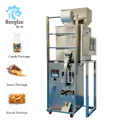 Commercial Automatic Weighing Packing Machine Double Head Granule Powder Filling Packaging Machine for Food Tea Grain