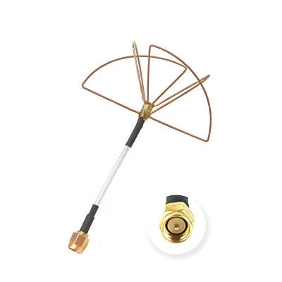ANNXIN AN-4-3 High Performance 2.4G Antenna SMA Interface RG316 Cable Four Leaf Clover Design UAV GNSS Transmission