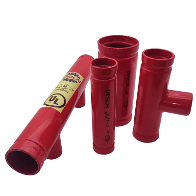 Hot Rolled ASTM A53/A795 FM UL Listed RAL3000 Red Painting GI Water Pipeline Welded SMLS Carbon Fire Steel Pipe for Firefighting