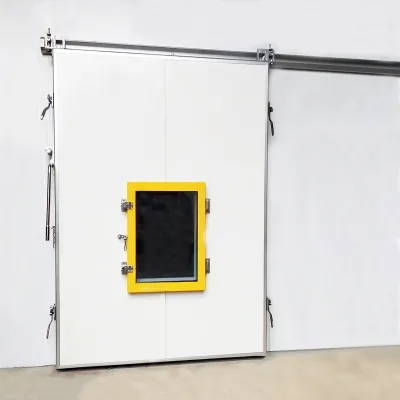 Best Price Insulated Manual Air Regulating Door Stainless Steel Finish Industrial Design for Various Cold Storage Environments