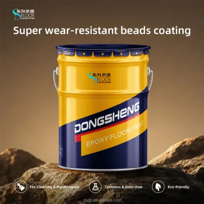 Super Abrasion Resistant Liquid Epoxy Beads Floor Coating Spray for Automotive Manufacturing Plant Equipment Workshop Pail