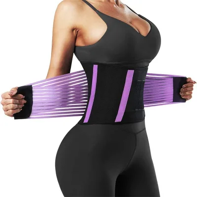 Adjustable Lumbar Support Belt with Support Strips Multi Color Breathable Waist Brace for Men Women Back Pain Relief