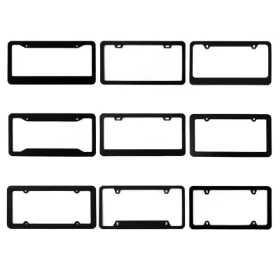 Wholesale License Plate Frame with Personalized Logo USA Size Plastic Number Plate Holder for Audi A4 Car Plate