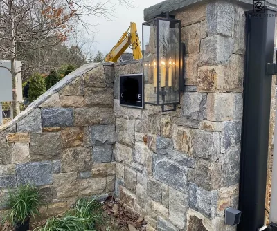 Hot Sales Natural Tuscan Limestone Wall Panels Dry Stack Stone Wall Cladding Stone Veneer Wall Cladding Exterior