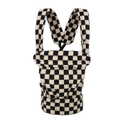 Modern Waterproof X-shaped Back Design Cozy Lightweight Foldable Baby Carrier for 0-6 Months Travel-friendly Non-handheld