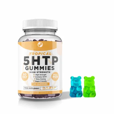 Ausreson OEM Private Label 5-htp L-theanine Gummies Sleep Supplement Melatonin 5 Htp Gummy