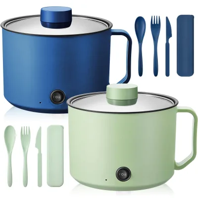 Customized 1.8L Dormitory Two Level Switch Portable Mini Multi Electric Kettle Cooker Cooking Pots