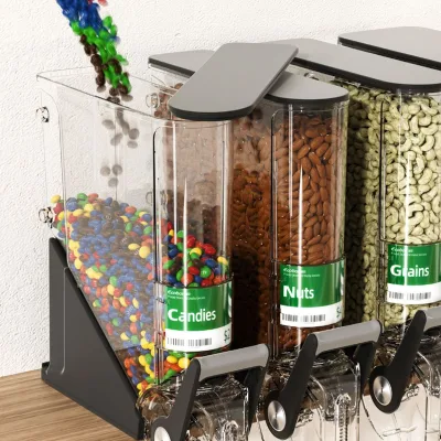 Best Selling Factory Supply Commercial Use Dry Food Candy Gumball Dispenser Vending Machine