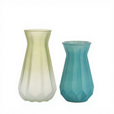 Hot Selling Creative Gradient Color Vase, Elegant Decorative Vase