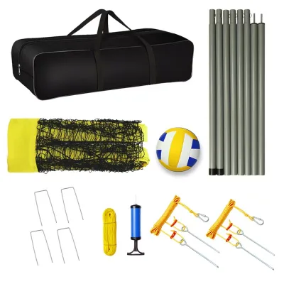 Factory Sports Goods High Quality Sports Portable Volleyball Net Badminton Net With Carry Bag Outdoor