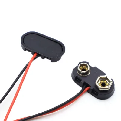 Factory Direct Sales Customized High Quality T Type 9v Battery Snap Clip