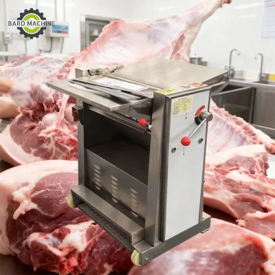High-Speed Meat Skin Peeling Machine Electric Commercial Beef Pork Skin Removing