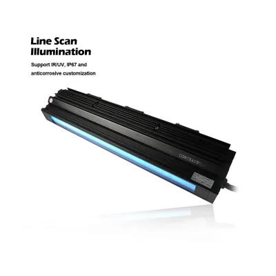 CE Certificate 24 VDC Emitting Length 3000mm IR 859nm 940nm LED High Intensity Line Scan Lights for Web Inspection