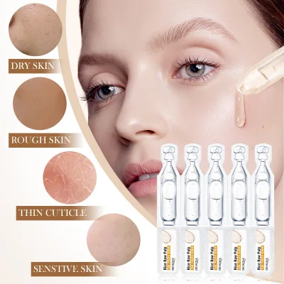 OEM/ODM Moisturizing Rice Raw Pulp Serum With Hyaluronic Acid Anti-Wrinkle Firming Disposable Skin Care Serum
