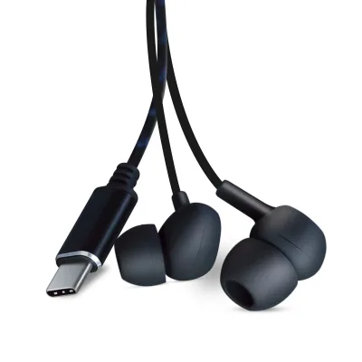 OEM USB-C DAC Wired Headphone Digital Type c Stereo Headset with Mic for Xiaomi Huawei