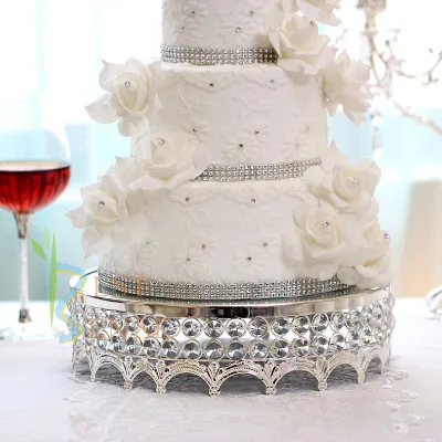 Event Decor 12" Cake Stand Holder with Crystals