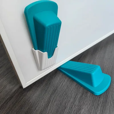 Safety Silicone Door Stop Stoppers Block Wedge Doorstops Door Stopper Home Office Door Rear Retainer Anti-collision Stop
