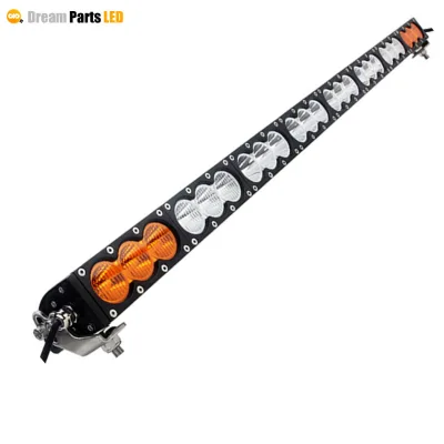 White Amber Mix Color Single Row 54inch 300w Led Work Light bar for Offroad