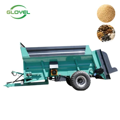 Industrial Tractor Towed Spreader With PTO Drive and Rear Discharge for Farm