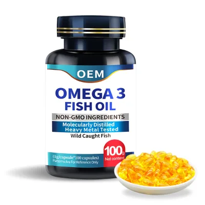 Hot Sale OEM Dietary Supplement Manufacturer's Good Products Omega 3 Fish Oil Softgels
