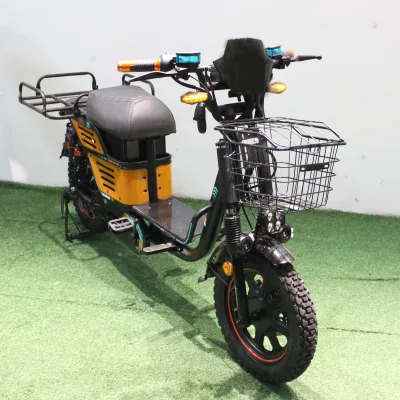 20inch 60V Steel Frame Electric City Bike 1000W Hydraulic Disc Brakes Lithium Battery Fat Tire Cargo Delivery