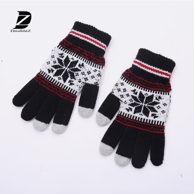 Men Knitted Touch Screen Mittens for Christmas Gifts