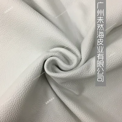 First Layer Cowhide White Lychee Pattern Net Red Clothing Bags Genuine Leather with Stylish Same Style for Shoes Sofas Furniture