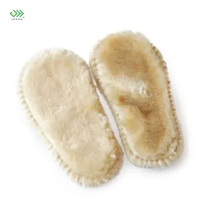 High Quality Hot Comfortable Sheepskin Insole Thickened Warm Kids Insole for Shoes