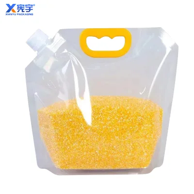 Wholesale Security Stand up Pouch Nozzle Bag for Outdoor Camping and Beverage Packaging PA/NY Material Custom Sizes Available