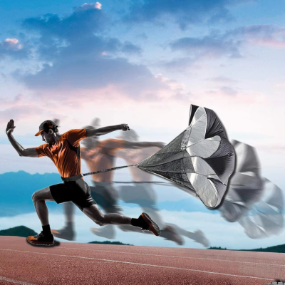 Football Sport Speed Training Running Speed Training Speed Drills Resistance Parachute Running Sprint Chute Soccer