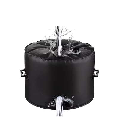 Customized Logo 40L Cylindrical Reinforced Counterweight Sandbag Beach Tent Pole Sand Weight Bag
