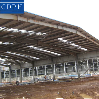 Prefabricated Light Steel Structure Garage Shed Large Span Workshop Custom Office Building Factory Storage Shed Hangar