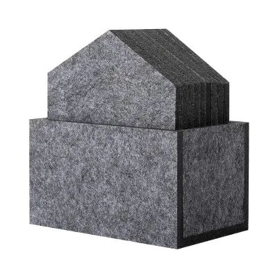 100% Eco-friendly Coasters With Holder Absorbent Heat Resistant Felt Coasters for Drinks