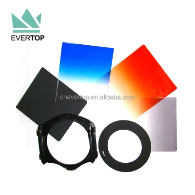 Camera Square Graduated Color & ND Square Filter Kit, Graduated Full Color ND Filter Set for DSLR Cameras