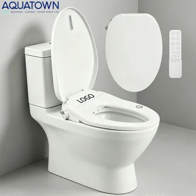 V Shape Premium Version Smart Remote Control Smart Toilet Cover Commercial Building Supply OEM/ODM