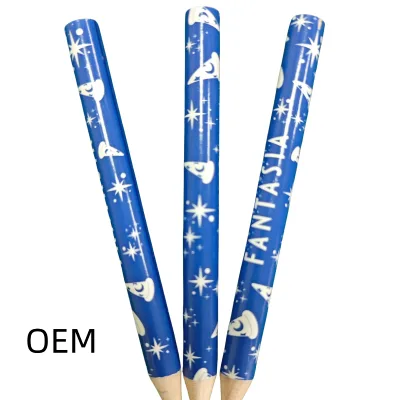 Golf Marker Wooden Pencils with Rubber Pencils Can Be Printed with LOGO Round Pencil Hexagonal Lead