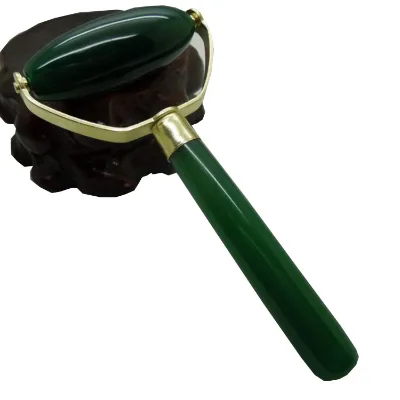 Wholesale Jade Roller Private Label High Quality Green Body Skin Care Tools 100% Natural Jade Facial Roller