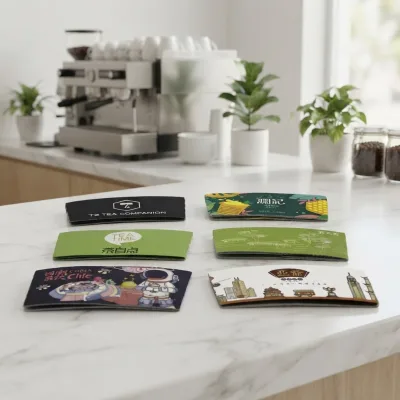 Coffee Cup Sleeve Customizable Cups Sleeve Various Styles Exquisite Small and Luxurious Cups Sleeve for Beverage