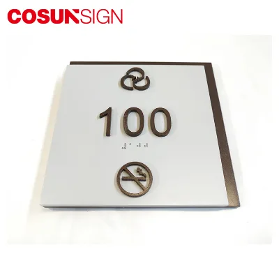 Wholesale Thermoformed Custom Acrylic Signage Ada Sign for Sale