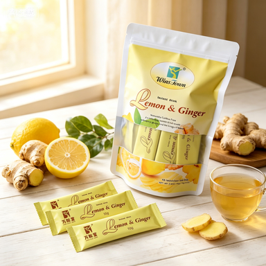 C14 Winstown Lemon Ginger Honey Herbal Tea Bags-Sugar-Free for Adults