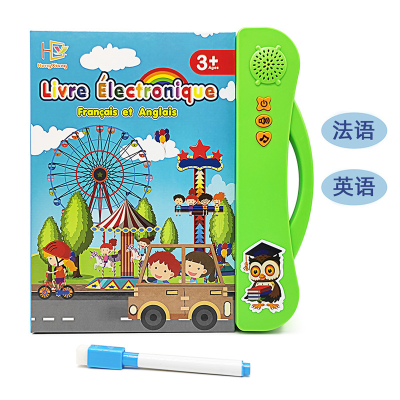 French English Finger Reading Children's Smart Learning Toys Voice Calligraphy E-book