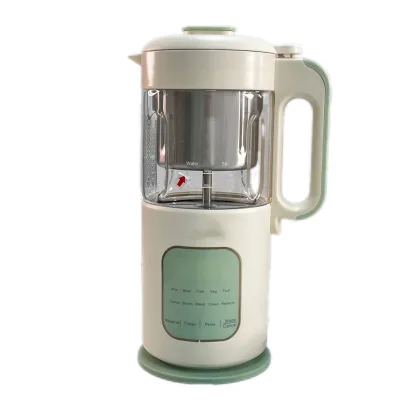 Baby Food Processor with Steaming Basket Multifunctional Cooking and Blending Machine Healthy Homemade Baby Food