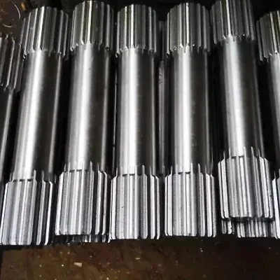 Custom High-Load Spline Shaft High Precision CNC Machined Stainless Steel Spline Shaft for Mining Machine Parts