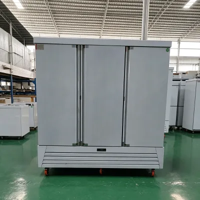 Triple Door Stainless Steel Commercial Upright Refrigerator for Large Catering