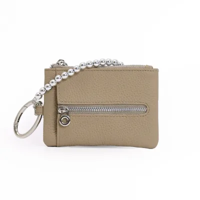 New Japanese Style Hand-held Pendant Leather Coin Purse Multifunctional Keybag Integrated Storage Bag for Women