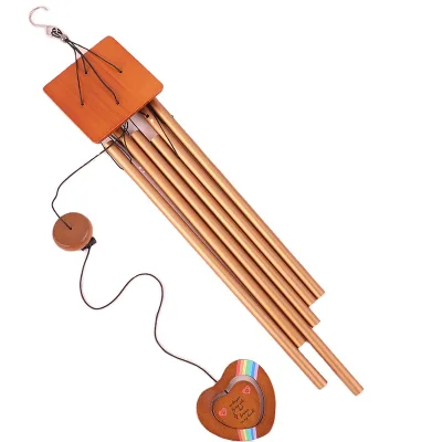 Cross Border European and American Commemorative Wind Chime Decorations with 6 Aluminum Tubes