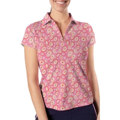Cheap Custom Made Promotional Corporate logo Golf Shirts Ladies 100polyester