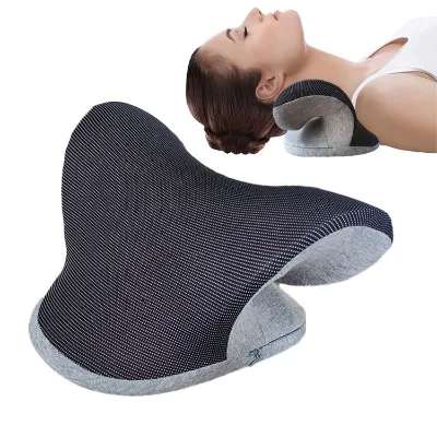 Neck And Shoulder Relaxer Cervical Traction Device Neck Stretcher With Magnetic Therapy Pillowcase Chiropractic Pillow