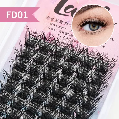 Diy Eyelashes Self-application Kit Private Label Eyelash Cluster Segmented Diy Lashes Extension